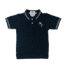 dark blue polo shirt