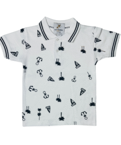 white polo shirt
