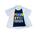 Boys’ Causal Short Sleeve double Shirt –  Monster Graphic T-Shirt