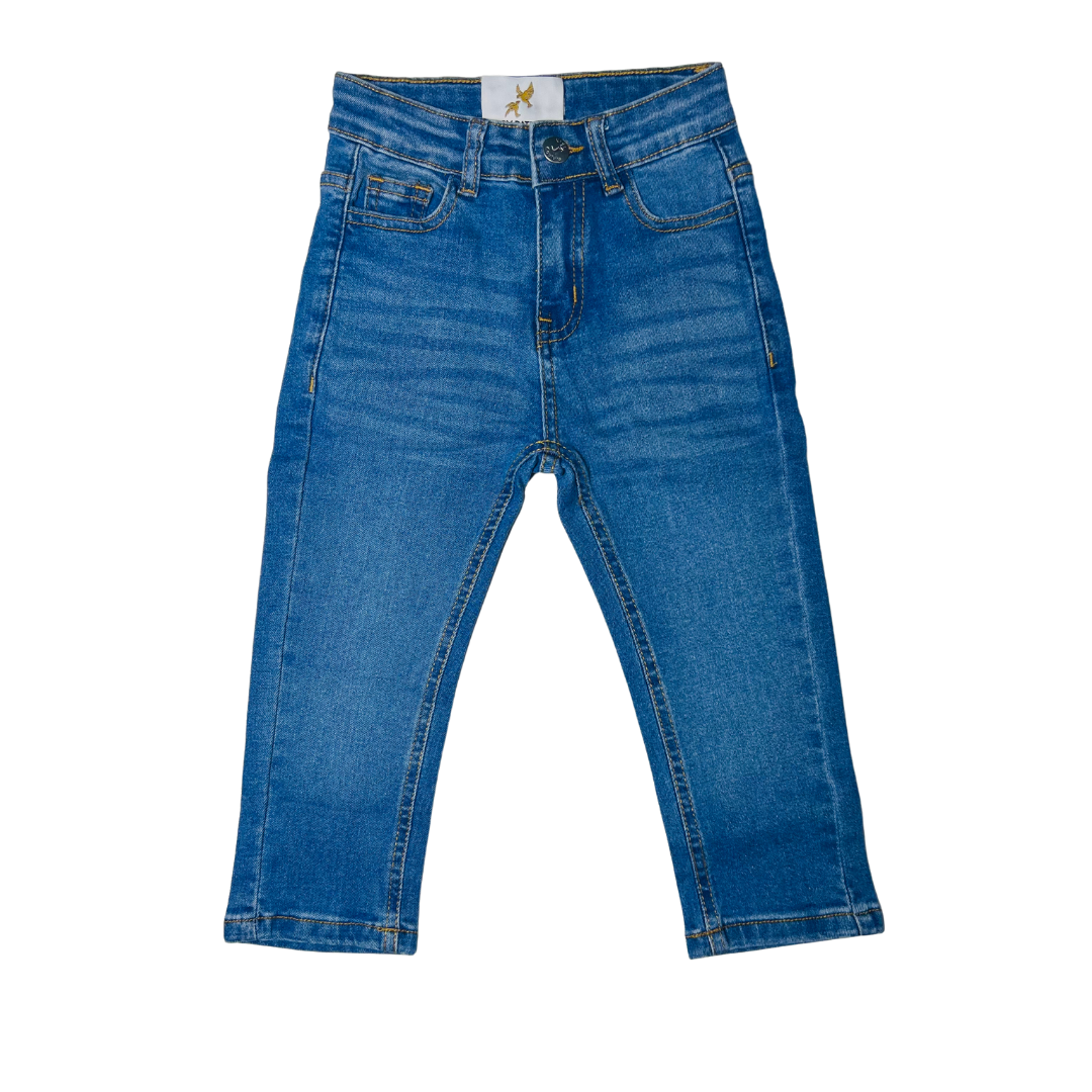 Classic Blue Denim Jeans for Kids – Comfortable & Stylish Everyday Wear