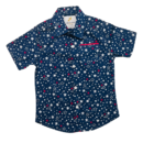 Boys’s Short Sleeve Blue & Red dotted Casual Shirt