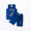 Kids Sleeveless Shirt & Shorts Set – "Race Day" Edition